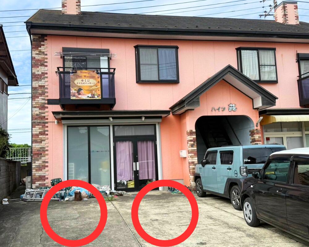 茨城県東茨城郡茨城町長岡タイ古式マッサージ・モミジの駐車場